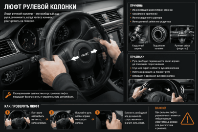 Люфт рулевой колонки
